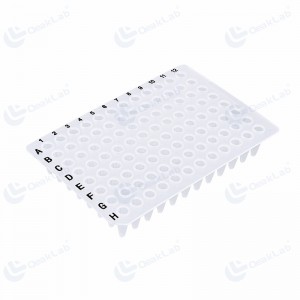 0.1ml 96 Transparent Wells PCR Plate,Without Skirt