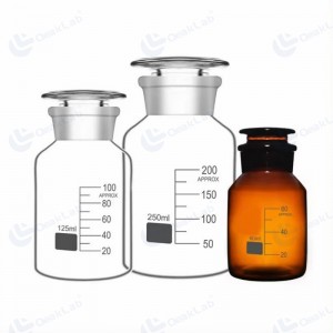 Frosted Reagent Bottle with Wide Mouth（graduated）