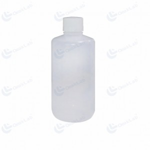 Flacon de réactif blanc HDPE à bouche étroite de 1000 ml