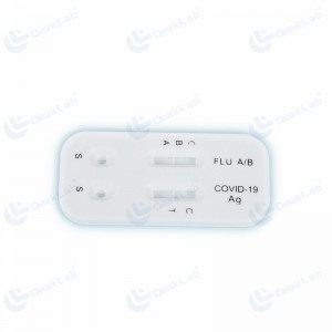 Cassetes de plástico de 2 painéis para kit de teste rápido de fluxo lateral