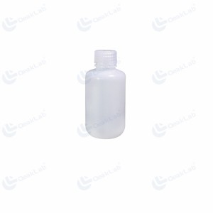 Botella de reactivo blanca de HDPE de boca estrecha de 250 ml