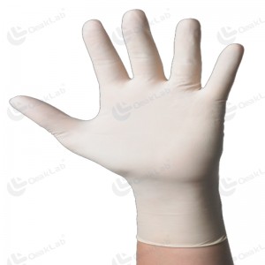 Wegwerpbare latex operatiehandschoenen, steriel