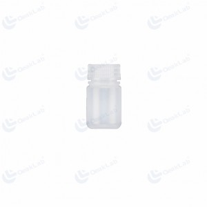 Botella de reactivo químico transparente de PP de cuello ancho de 30 ml