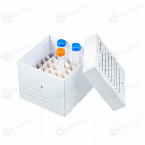 49-Wells-Kryobox für 15-ml-Zentrifugenröhrchen, Karton