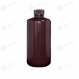 500 ml PP bruine reagensfles met smalle opening