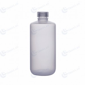500 ml transparente Reagenzflasche aus PP mit schmaler Öffnung