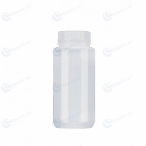 Witte HDPE-reagensfles van 500 ml met brede opening