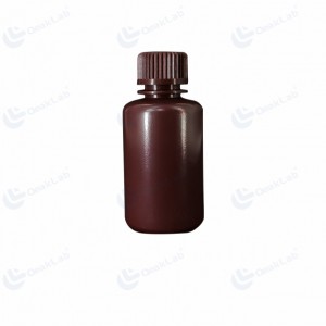 Botella de reactivo marrón HDPE de boca estrecha de 60 ml