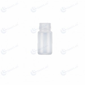 Botella de reactivo químico transparente de PP de cuello ancho de 60 ml