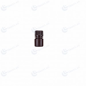 8ml Wide-Mouth HDPE Brown Reagent Bottle