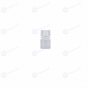 Flacon de réactif blanc HDPE à col large de 8 ml