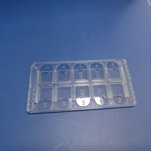 Slides de câmara de contagem de células com grade