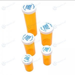 Plastic Medicine Pill Prescription Bottles