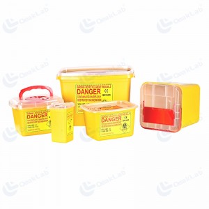 Square Sharps Waste Container