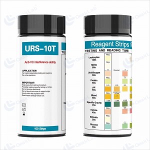 Bandelettes réactives pour analyse d'urine